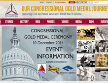 Tablet Screenshot of capgoldmedal.com